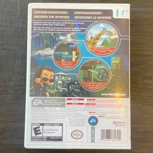 MySims Agents || Wii Video Game - Picture 2 of 3